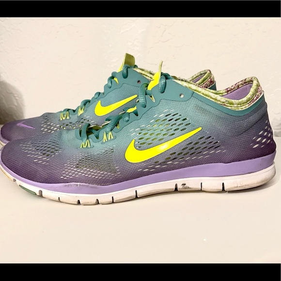 Nike womens running shoe mint green and purple ombre 8.5 - Picture 1 of 4